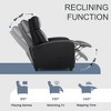 JIONJOY Push Back Recliner Chair - Living Room Home Theater Seat with Lumbar Support, 160° Recline, Overstuffed Cushion - 3 of 4