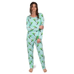 Leveret Women’s 2-Piece Cotton Pajama Set – Loose Fit - 1 of 3