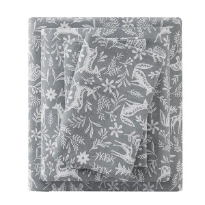 Gracie Mills 4PC Dottie Oversized Flannel Sheet Set - 1 of 4