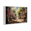 Stupell Industries American Flag Lined Street Framed Giclee Art - 2 of 4