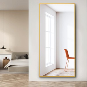 71" x 32" Full Length Wall Mirror Big Floor Mirror Large Rectangle Mirror With Aluminum Alloy Frame Entrance Way Mirror-The Pop Home - 1 of 4