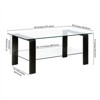 Black Bronze Coffee Table - Henn&Hart - 4 of 4