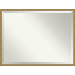 Amanti Art Incline Beveled Wood Framed Bathroom Vanity Wall Mirror - 1 of 4