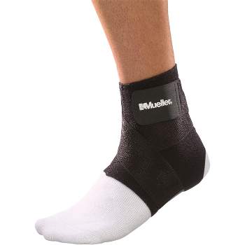 Mueller Ankle Support with Straps - Black