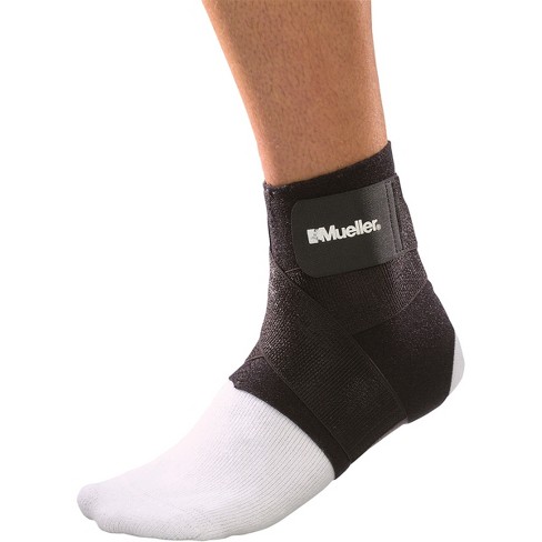 Mueller Ankle Support with Straps - Medium - Black