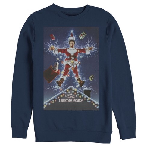 Men's National Lampoon's Christmas Vacation Electrified Poster Sweatshirt - image 1 of 4