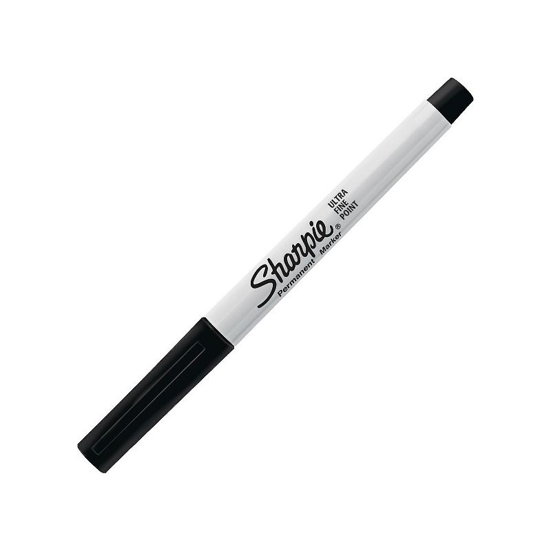 Sharpie Permanent Markers Ultra Fine Tip Black (37121) 593980, 1 of 3