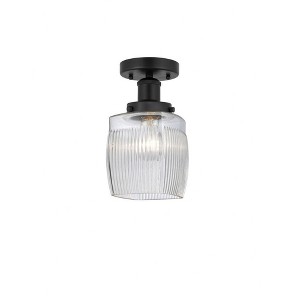Colton - 1 Light Semi-Flush Mount In Industrial Style-9.75 Inches Tall and 6 Inches Wide - 1 of 1