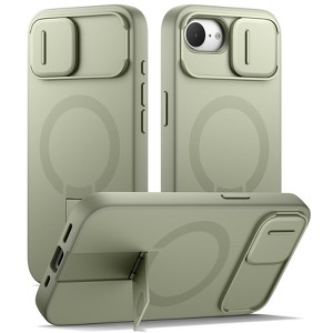 SURITCH Magnetic Case Compatible with iPh one 16e, Shockproof Protective Cover with Slide Camera Cover and Adjustable Kickstand - 1 of 4