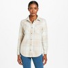 BeachLunchLounge Sally Cozy Soft Women's Shacket | Parchment - 3 of 4