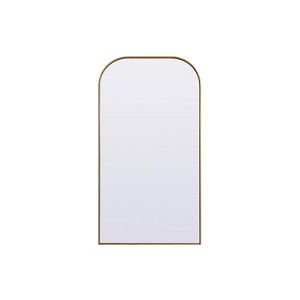 Elegant Lighting Metal Frame Arch Full Length Mirror 35x66 - 1 of 4
