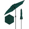 7.5FT Patio Umbrella with Tilt & Crank, 6-Rib UV Protective Canopy, Waterproof Outdoor Shade for Pool, Garden and Deck - 2 of 4