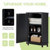 NicBex 31.4 Inch Bathroom Corner Cabinet with Adjustable Shelves for Dining Room,Bathroom,Kitchen - 4 of 4