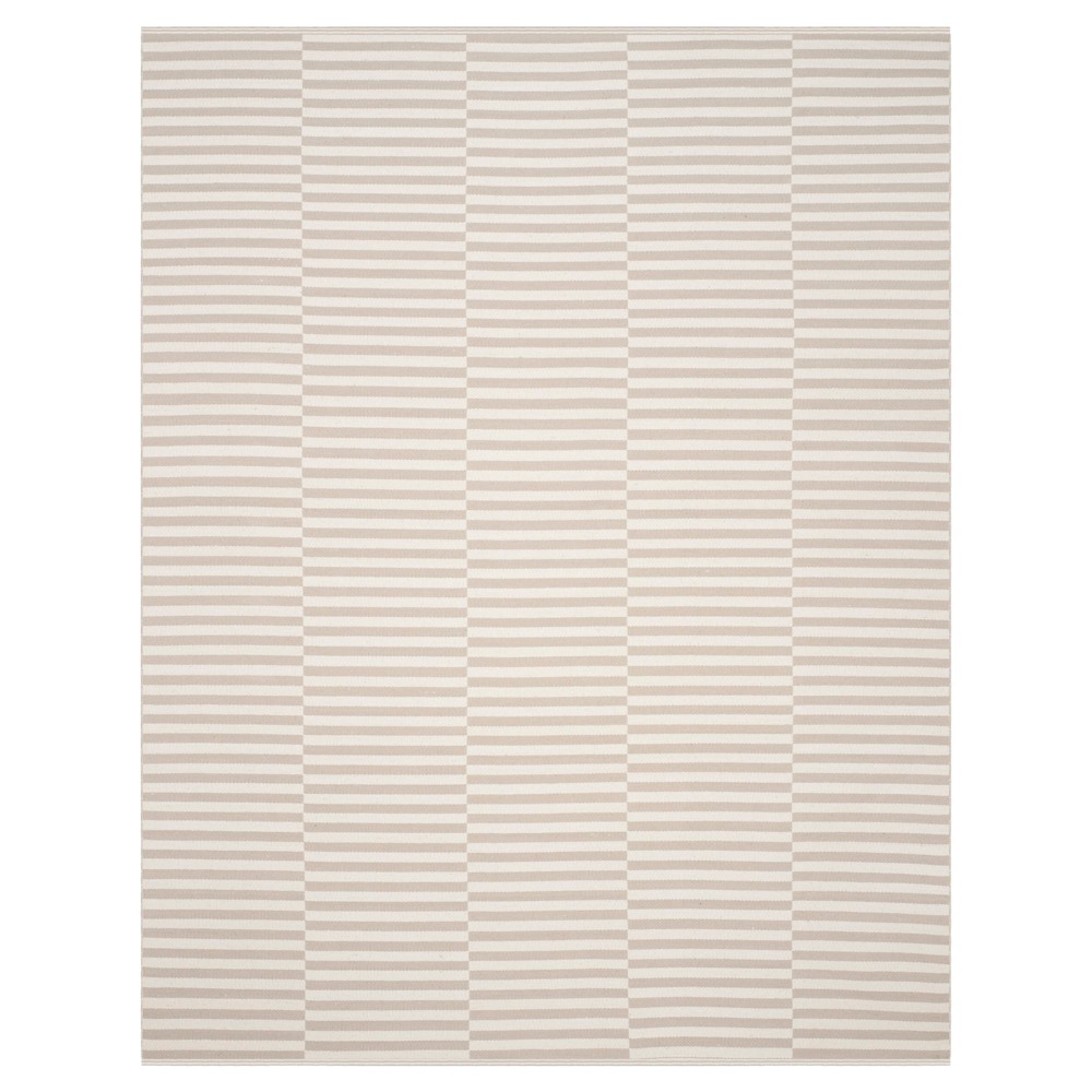 8'x10' Juliette Flatweave Area Rug Ivory/Light Gray - Safavieh