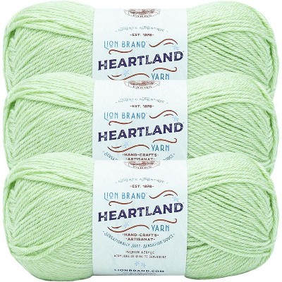 pack Of 3) Lion Brand Heartland Yarn-capitol Reef : Target