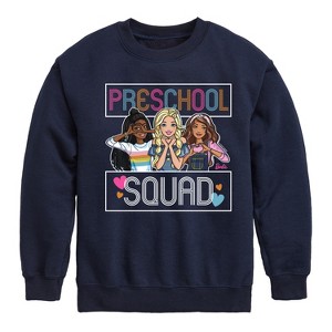 Boys' - Barbie - Back To School Graphic Long Sleeve Fleece Sweatshirt - 1 of 4
