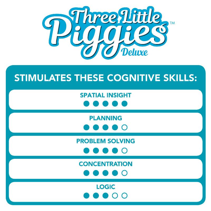 SmartGames Three Little Piggies Deluxe Preschool Game, 6 of 7