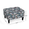 CAVINAS Classic Upholstered Ottoman with Birch Wood Legs, Modern Rectangle Ottoman Bench, Ottoman Foot Stools, Bedroom Entry Bench - 4 of 4