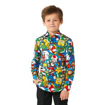 OppoSuits - Printed Button-up Boys Shirts