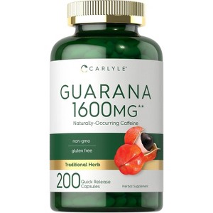 Carlyle Guarana 1600mg | 200 Capsules - 1 of 4