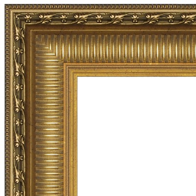 Small Gold Framed Abstract Canvas Painting