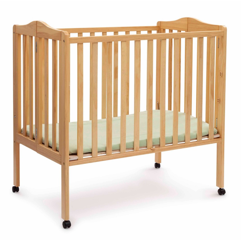 Upc 080213020125 Delta Children Portable Mini Crib Natural