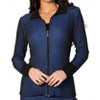 Women's Two Tone Ribbed Cardigan - Angel Apparel - 2 of 4