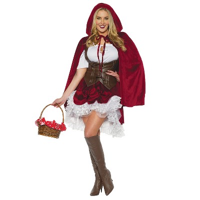 Halloween Express Women's Deluxe Red Riding Hood Costume