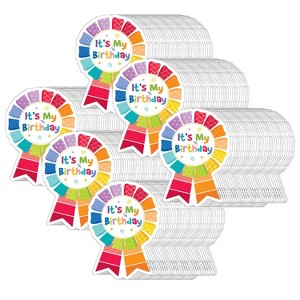 Creative Teaching Press® Painted Palette Happy Birthday Badge, 36 Per Pack, 6 Packs - 1 of 3
