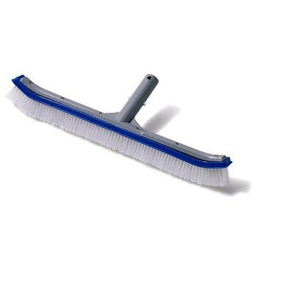 Aquatix Pro 18" Heavy Duty Pool Brush, Aluminum Back, Steel Bristles Ez Clip Walls Tiles Floor
