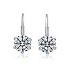 Sleek modern solitaire drop earrings with a classic design for a refined and elegant touch - 3 of 3