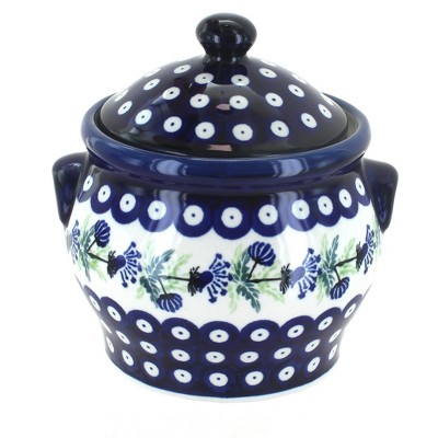 Blue Rose Polish Pottery Sweet Annie Medium Canister
