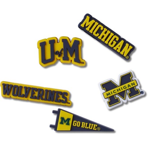 Crocs Jibbitz Kids University of Michigan Sports Shoe Charms 5pk - image 1 of 4