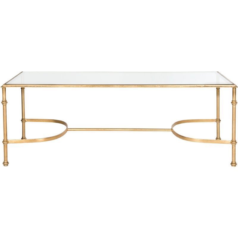 Lucille Coffee Table - Gold/Glass - Safavieh., 1 of 4