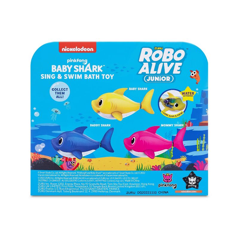 Robo Alive Baby Shark Junior Robotic Yellow, 5 of 11