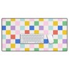 Emanuela Carratoni Checkered Rainbow Desk Mat - 2 of 4