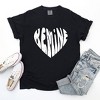 Simply Sage Market Women's Be Mine Distressed Heart Short Sleeve Garment Dyed Tee - 3 of 4