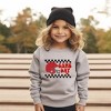 The Juniper Shop Game Day Checkered Toddler Graphic Sweatshirt - 2 of 2