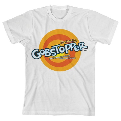 Everlasting Gobstoppers Candy Logo Crew Neck Short Sleeve Boys' White  T-shirt-large : Target