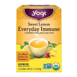 Yogi Sweet Lemon Everyday Immune Tea - 16ct