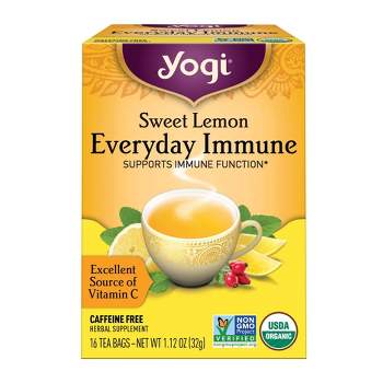 Yogi Sweet Lemon Everyday Immune Tea - 16ct