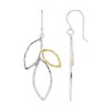 Silpada 'Golden Trail' Sterling Silver with 14K Yellow Gold Plating Drop Earrings - 2 of 4