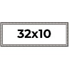 PosterPalooza | Panoramic Slim Profile Silver Frame - UV Acrylic, Foam Board Backing, Hanging Hardware - 2 of 4