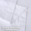 TackView Embossed Pattern Shower Curtain, Microfiber Fabric Shower Liner Waterproof Polyester Fabric - 4 of 4