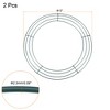 Unique Bargains Metal Wire Wreath Frame Form Hanger for Christmas Wedding Floral Arrangements - 2 of 3