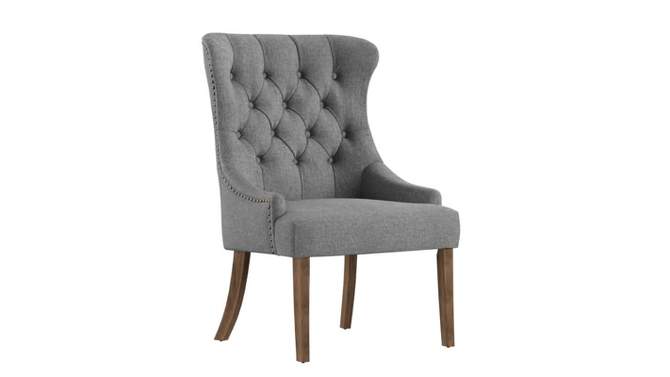 Calderon Upholstered Button Tufted Wingback Chair - Inspire Q, 2 of 10, play video