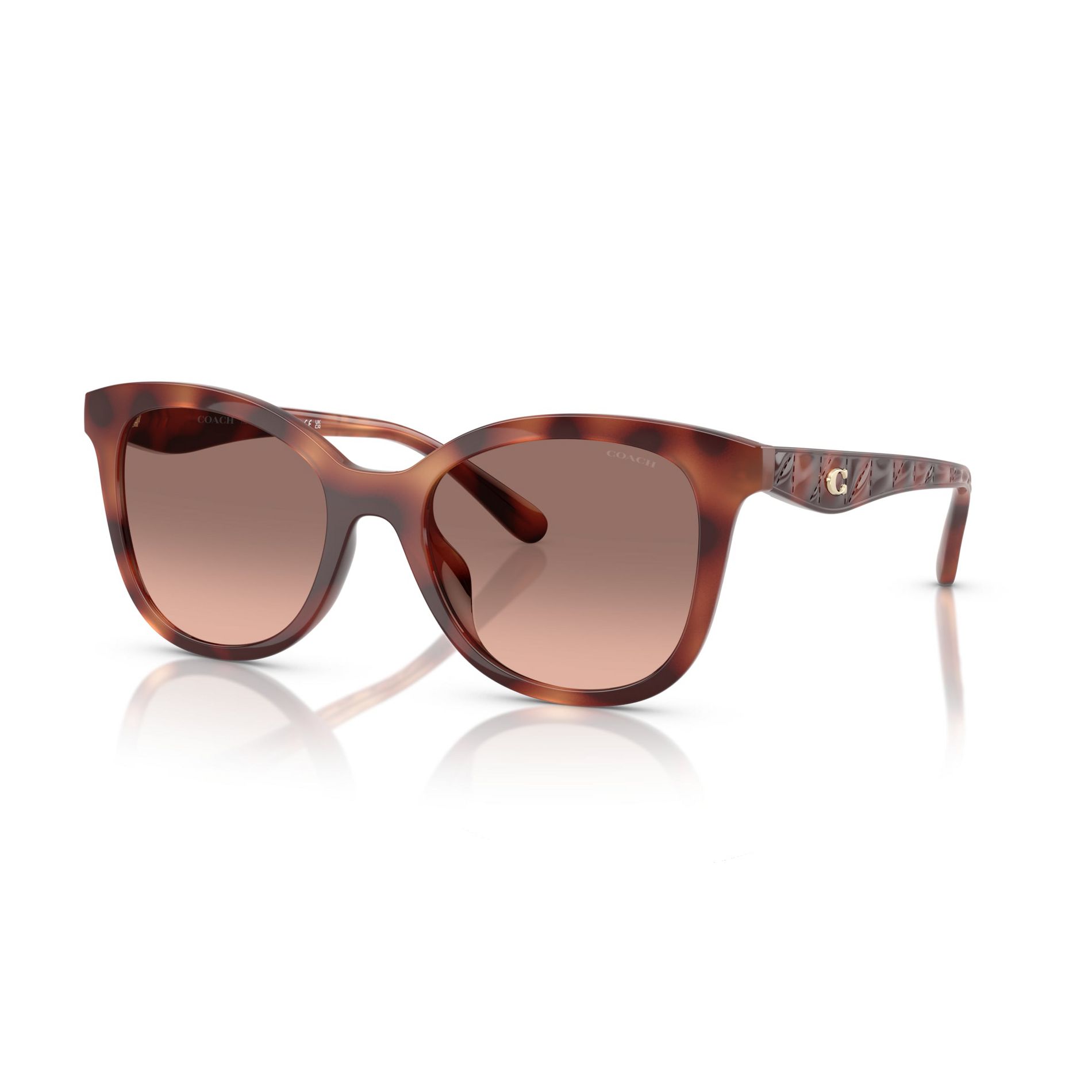 Coach HC8419U XL Woman Injected Sun Brown Pink Gradient