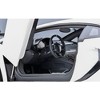 Lamborghini Aventador SVJ Bianco Asopo Pearl White with Gold Wheels 1/18 Model Car by Autoart - 4 of 4