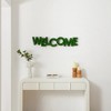 Gulches WELCOME Letter Art Moss Wall Decor - Eco-Friendly & Unique Home Accent - 4 of 4