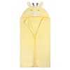 Gerber Baby Hooded Bath Towel & Washcloths, One Size Fits Most, 4-Piece - 2 of 4
